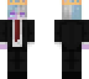 blue and purple king