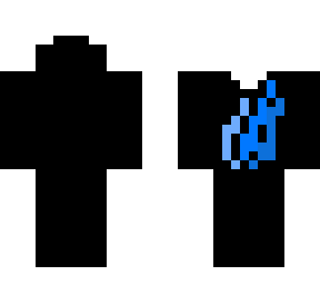 blue fire hoodie