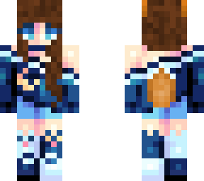 blue fox girl
