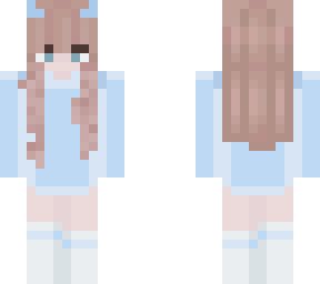 blue girl