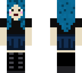 blue hair