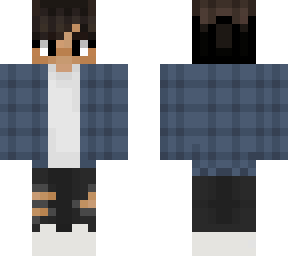 blue plaid