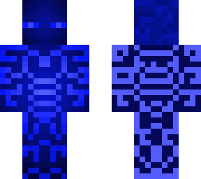 blue water armored enderman