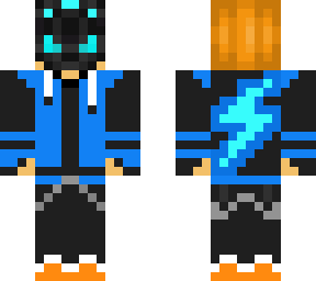 blue wolf mask