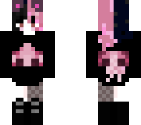 cat ears girl goth