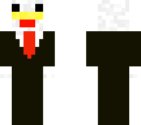 chicken in a tux