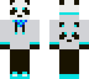 cool blue panda
