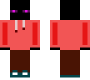 cool red hoodie enderman