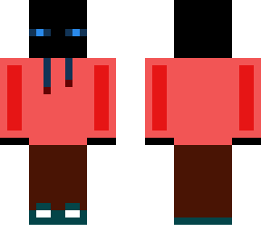 cool red hoodie enderman