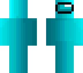 detailed among us cyan