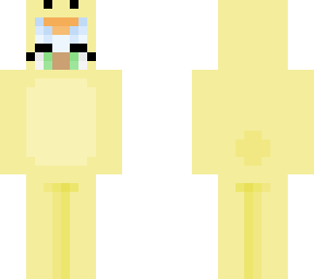 duck onsie with someone with light blue hair