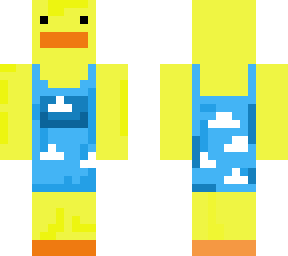 ducky in overalls