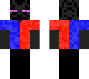 enderman (skull in real texture)