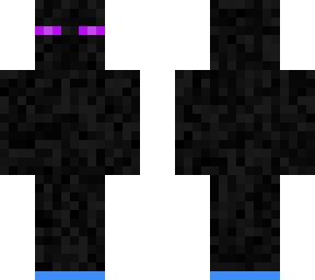 enderman with blue shoes