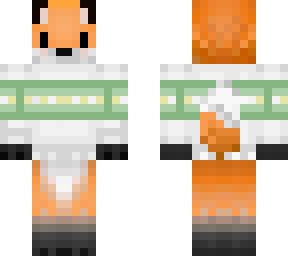 fox with sweater