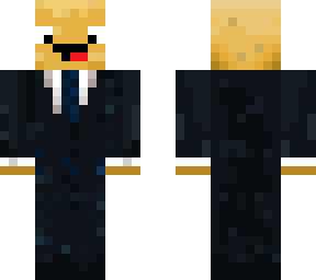 funny potato in a suit