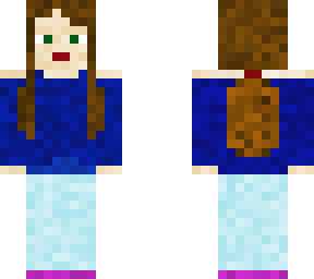 girl with a ponytail