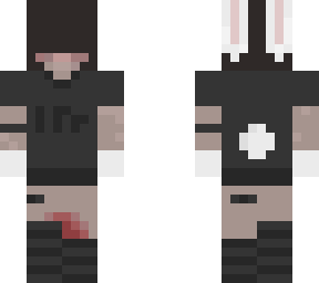 goth bunny girl .