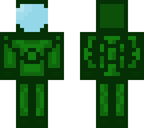 green astronaut