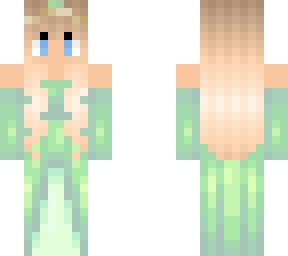 green dress