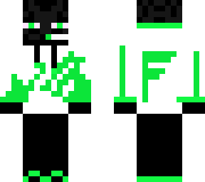 green hoodie enderman
