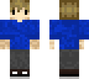 ***** with blue jumper