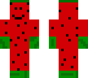 happy watermelon dude skin