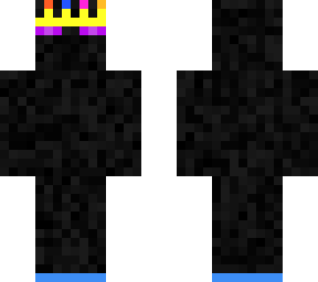 king rich enderman with blue shoes