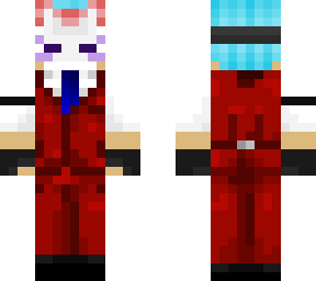 orangeblade's red butler attire