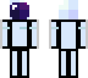 pastel blue snazzy helmet among us skin
