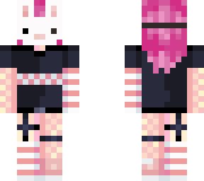 pink bunny girl