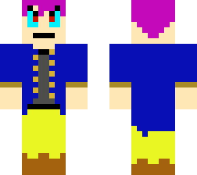 pink haired androgynous human