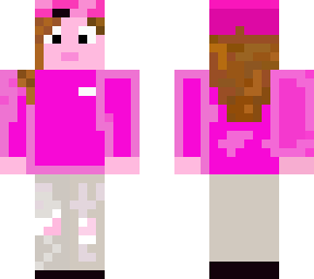 pink hoodie girl skin
