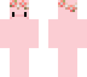 pink w/ flower crown