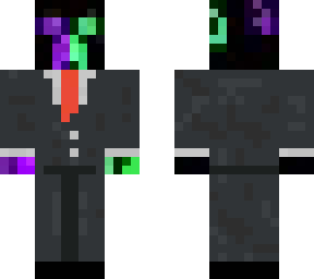 purple and green creeper skin with a suit buddysw