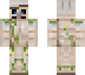 questioning iron golem w blue eyes