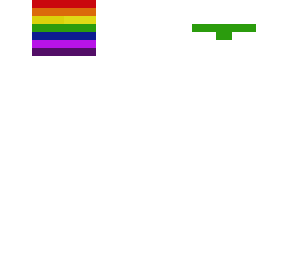 rainbow face
