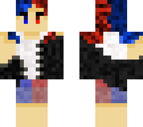 red and blue