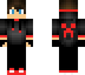 red hoodie gamer