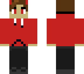 red horns skin. (made by me)