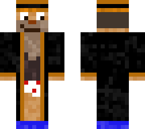 scar in black and orange