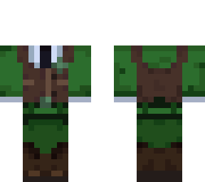 senary saloon night gaurd outfit (green)