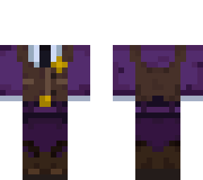 senary saloon night gaurd outfit (purple)