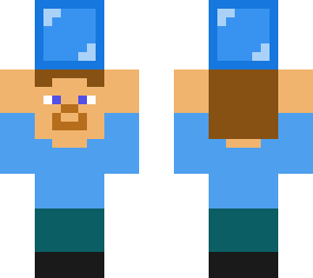 some guy holding a diamond block