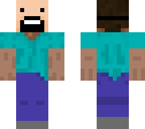 steve in a notch mask