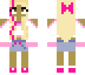 tan and pink
