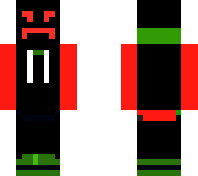 the scary minecraft skin