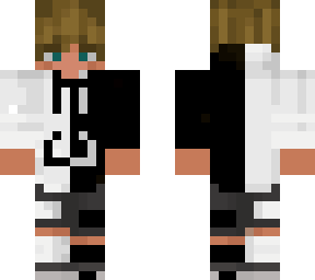 white & black boy