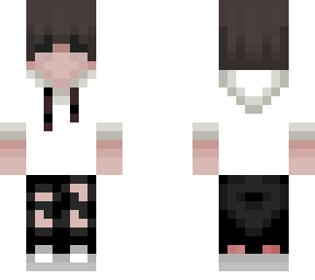 white hoodie