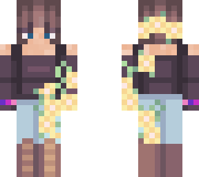 yellow flower girl